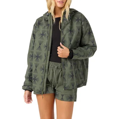 O'neill Trvlr Quinn Jacket In Green