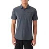 O'neill Men's Trvlr Upf T Standard Short Sleeve Woven Shirt In Black