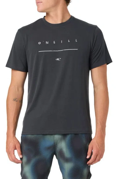 O'neill Trvlr The Destination Graphic T-shirt In Black