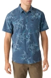 O'neill Men's Trvlr Upf Traverse Short Sleeve Standard Shirt In Midnight Navy