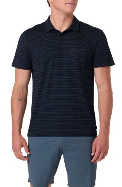 O'neill Trvlr Upf Performance Polo In Black
