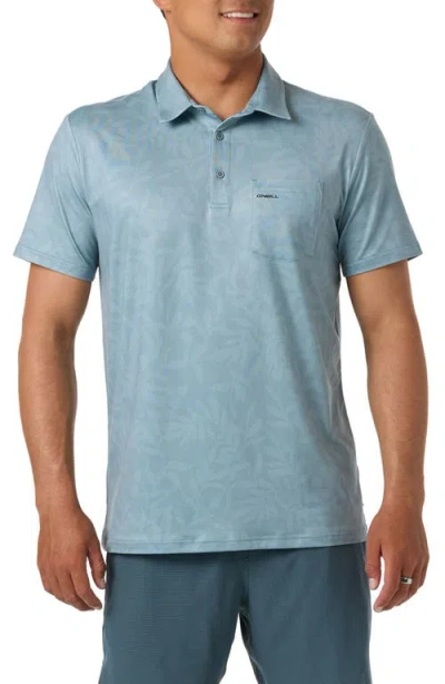 O'neill Trvlr Upf Performance Polo In Gray