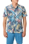 O'neill Trvlr Upf Traverse Print Short Sleeve Performance Button-up Shirt