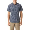 O'neill Men's Traveler Upf Traverse Short Sleeve Standard Shirt In Navy