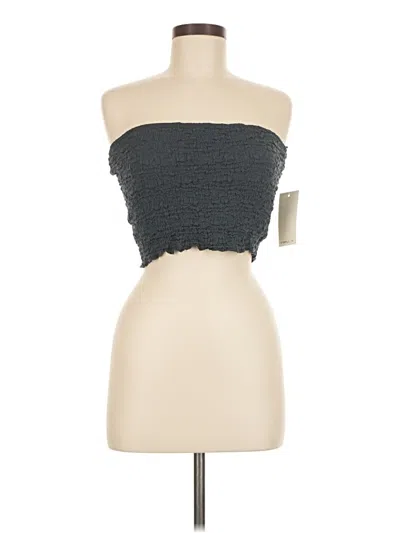 O'neill Tube Top Gray Strapless Neckline Tops