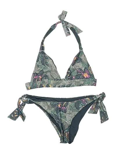 Pre-owned O'neill Two Piece Swimsuit In Green