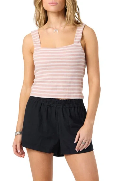O'neill Vanessa Stripe Rib Tank In Multi