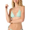 O'neill Venice Saltwater Solids Bikini Top In Blue