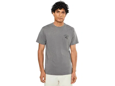 O'neill Wave Brain Upf Short Sleeve Tee Men's T Shirt Gargoyle Melange: Sm In Gray