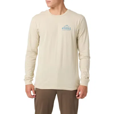 O'neill Wedges Graphic Long Sleeve T-shirt In Brown
