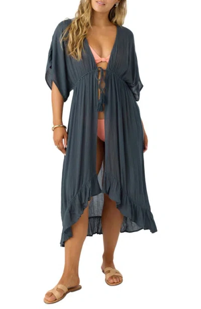 O'neill Wilder Cover-up Midi Dress In Slate