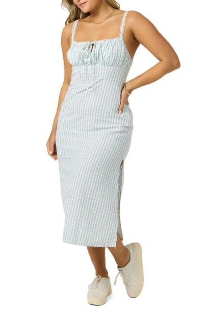O'neill Wiley Body-con Midi Dress In White
