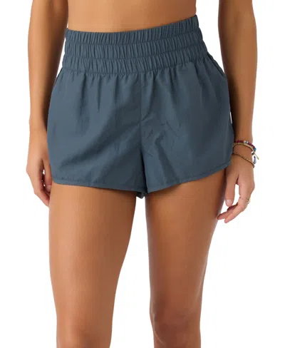 O'neill Women's 2" Dolphin-hem Wide-waist Board Shorts In Slate