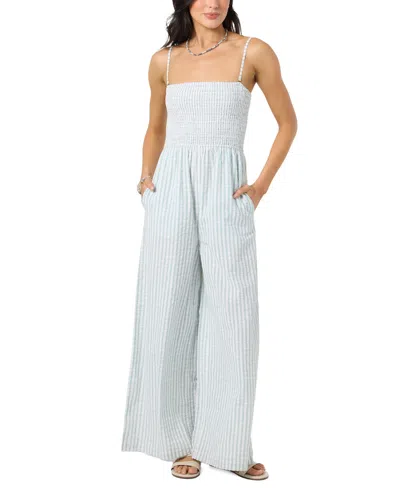 O'neill Aiyana Print Jumpsuit In Blue