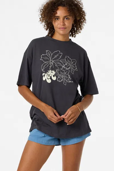 O'neill Women's Ariah Hawaii Oversized T-shirt In Black