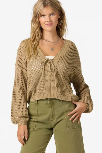 O'neill Women's Aydin Long Sleeve Sweater In Blue