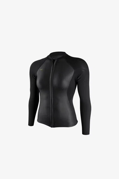 O'neill Women's Bahia 1.5mm Front Zip Jacket In Black
