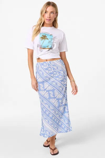 O'neill Women's Bellamy Abstract Midi Skirt In Pink