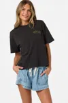 O'neill Board Embroidered T-shirt In Black