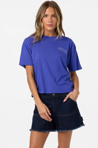 O'neill Women's Board Embroidered Easy T-shirt In Blue