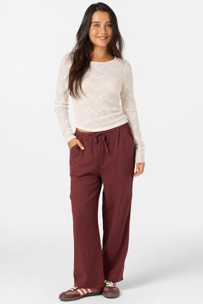O'neill Women's Brenda Pants In Brown