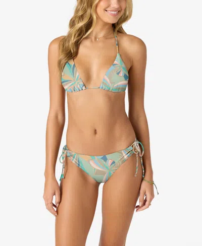 O'neill Women's Butterfly Geo Jensen Skimpy Coverage Swim Bottoms In Multi