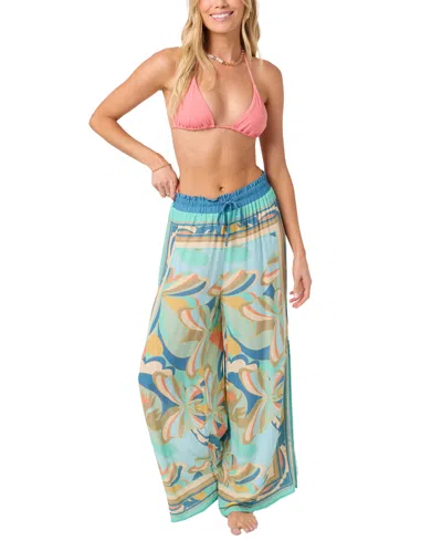 O'neill Women's Butterfly Tropics Cover-up Swim Pants In Multi