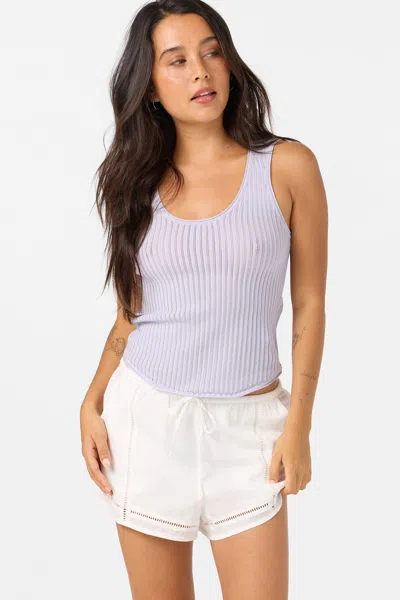 O'neill Women's Caldwell Knit Tank Top In Blue