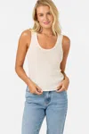 O'neill Caldwell Open Knit Tank In White