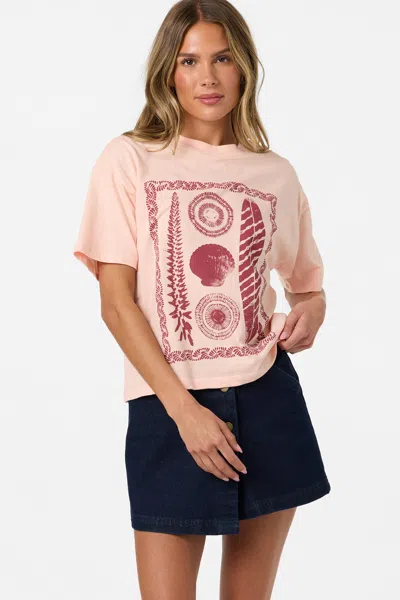 O'neill Women's Calico Easy T-shirt In Pink