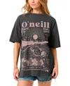 O'neill Chore Break Oversize Cotton T-shirt In Black