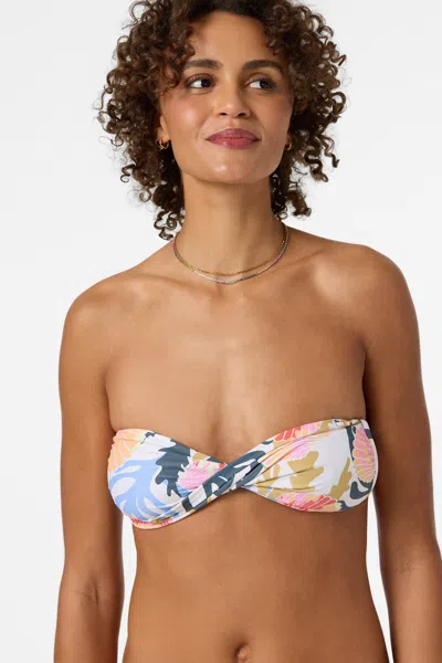 O'neill Women's Cora Geo Bogatel Tube Bikini Top, Size 2xl, Elastane/polyamide, Best Women's Swimwear, Best  In Multi