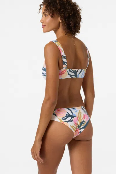 O'neill Women's Cora Geo Comber Mid Rise Medium Bottoms, Size 2xl, Elastane/polyamide, Best Women's Swimwear In Multi