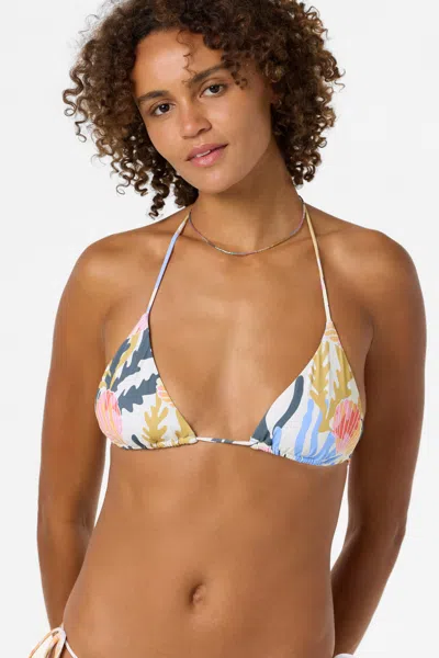 O'neill Women's Cora Geo Venice Bikini Top, Size Large, Elastane/polyester, Best Women's Swimwear, Best Wome In Multi