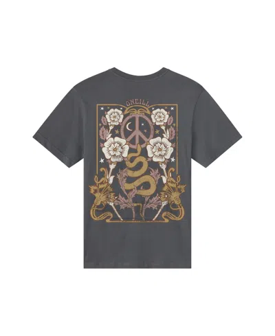 O'neill Women's Cotton Adorned Oversized T-shirt In Black