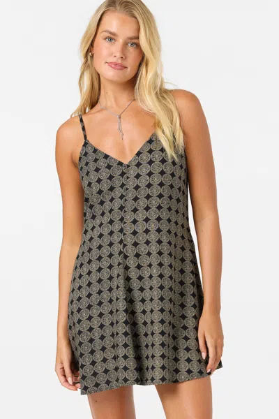 O'neill Women's Darcy Coin Nono Mini Dress In Black