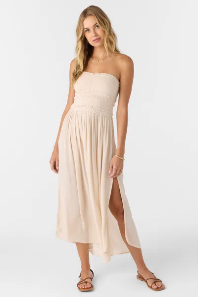 O'neill Women's Devyn Midi Dress In Neutral