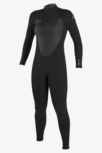 O'neill Women's Epic 3/2mm Back Zip Full Wetsuit In Black