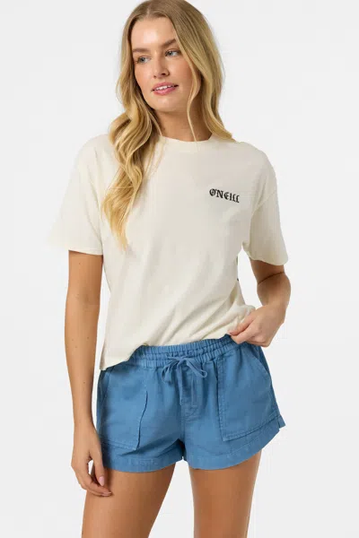 O'neill Women's Escape Easy T-shirt In White