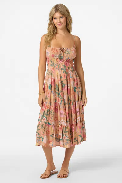 O'neill Women's Esther Camella Midi Dress In Cork