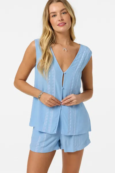 O'neill Women's Farren Wave Top In Blue