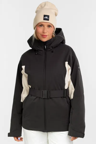 O'neill Women's Fwc Cruz Hybrid Belted Jacket In Black
