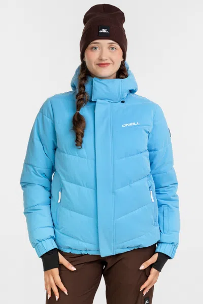 O'neill Women's Fwc Cruz Hybrid Puffer Jacket In Blue