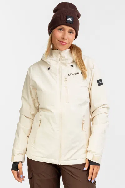 O'neill Women's Fwc Cruz Snow Jacket In White