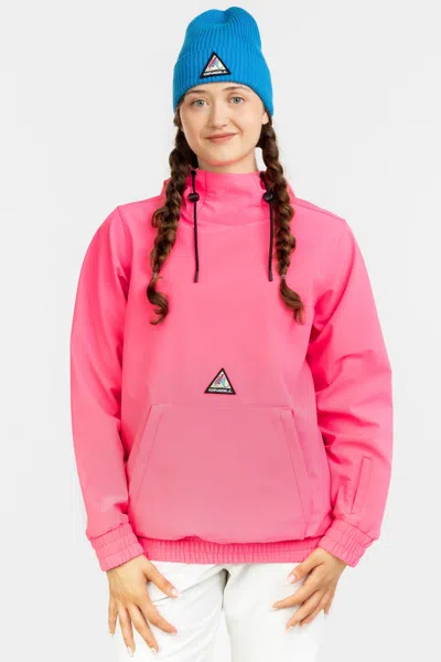 O'neill Women's Fwc Play Softshell Snow Hoodie In Pink