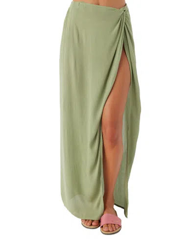 O'neill Women's Hanalei Cover-up Skirt In Oil Green