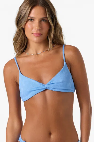 O'neill Women's Hibiscus Tide Malibu Bralette Bikini Top In Blue