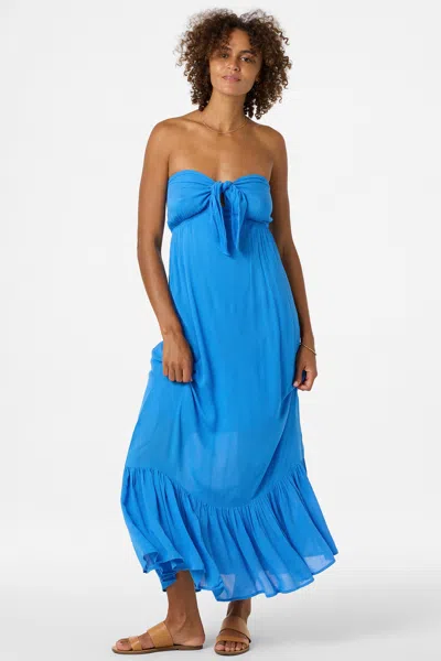 O'neill Women's Isadora Solid Maxi Dress In Blue