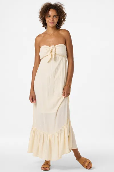 O'neill Women's Isadora Solid Maxi Dress In Neutral