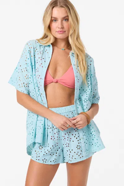 O'neill Women's Jenna Cover-up Top In Blue